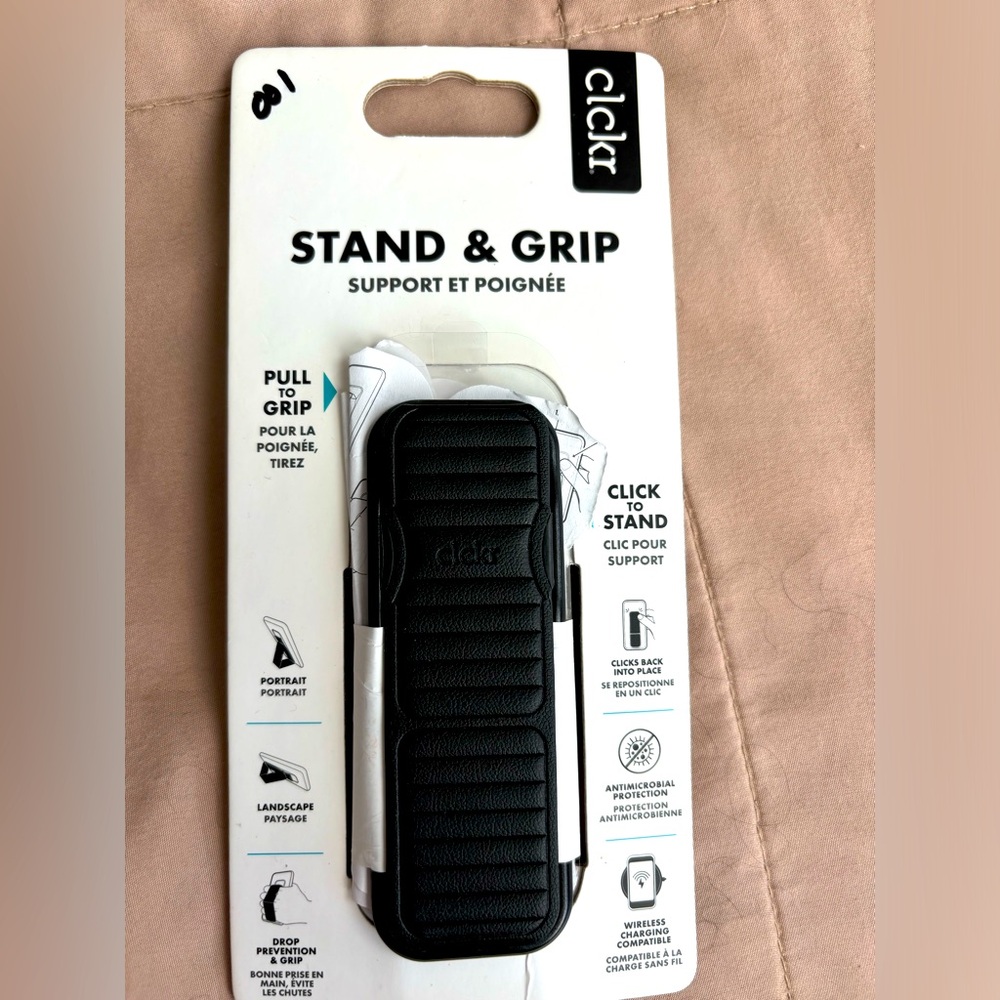 CLCKR. Stand‎ and grip for phone brand new in original packaging.